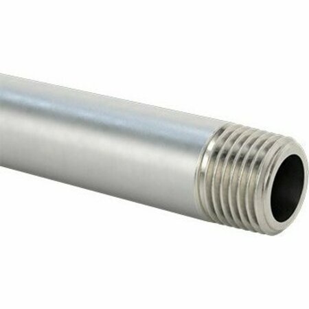 BSC PREFERRED Standard-Wall 316/316L Stainless Steel Pipe Threaded on Both Ends 1/8 NPT 24 Long 4816K11